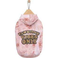 Frisco Pawsitive Vibes Only Dog & Cat Hoodie -Pet Cat Store 353957 PT4. AC SS1800 V1659725939