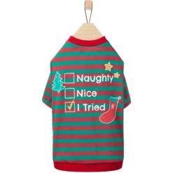 Frisco Naughty, Nice, I Tried Dog & Cat T-Shirt -Pet Cat Store 358301 PT4. AC SS1800 V1660758716