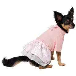Frisco Tulle Hearts Dog & Cat Dress -Pet Cat Store 371070 PT2. AC SS1800 V1701797007