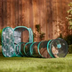 Frisco Mesh Outdoor Extra Tall Pop-up Cat Playpen & Tunnel -Pet Cat Store 371206 PT6. AC SS1800 V1663094505