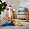 Frisco Rocket Ship 23" Sisal Cat Scratching Post With Play Base -Pet Cat Store 371365 MAIN. AC SS1800 V1664373301