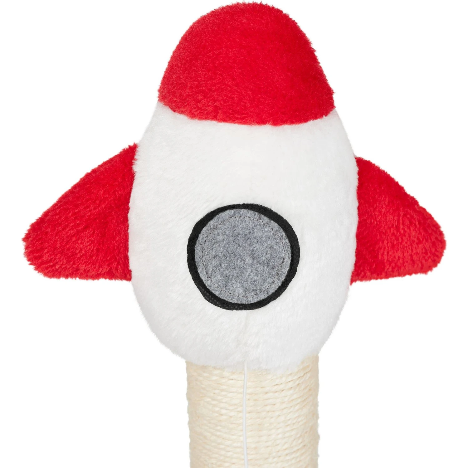 Frisco Rocket Ship 23" Sisal Cat Scratching Post With Play Base 5 Frisco Rocket Ship 23" Sisal Cat Scratching Post With Play Base - Image 3