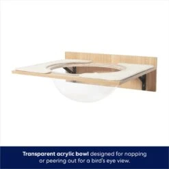 Frisco Acrylic Bowl Wall Mounted Cat Wall Shelf -Pet Cat Store 373439 PT4. AC SS1800 V1675457669