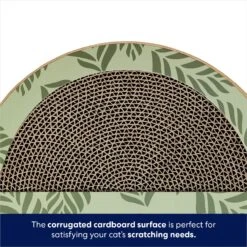 Frisco Interactive Maze & Scratch Cardboard Cat Toy Box With Catnip, Palms -Pet Cat Store 506130 PT3. AC SS1800 V1671551754