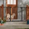 Frisco Outdoor Steel Arch Extra Wide Auto-Close Dog Gate -Pet Cat Store 507118 MAIN. AC SS1800 V1668737294