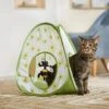Frisco Spring Daisy Pop-Up Tent Cat Toy With Catnip -Pet Cat Store 541574 MAIN. AC SS1800 V1671814454
