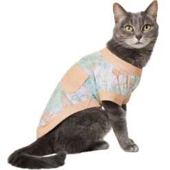 Frisco Vintage Tropical Dog & Cat Pocket T-Shirt -Pet Cat Store 556598 PT2. AC SS1800 V1675103229