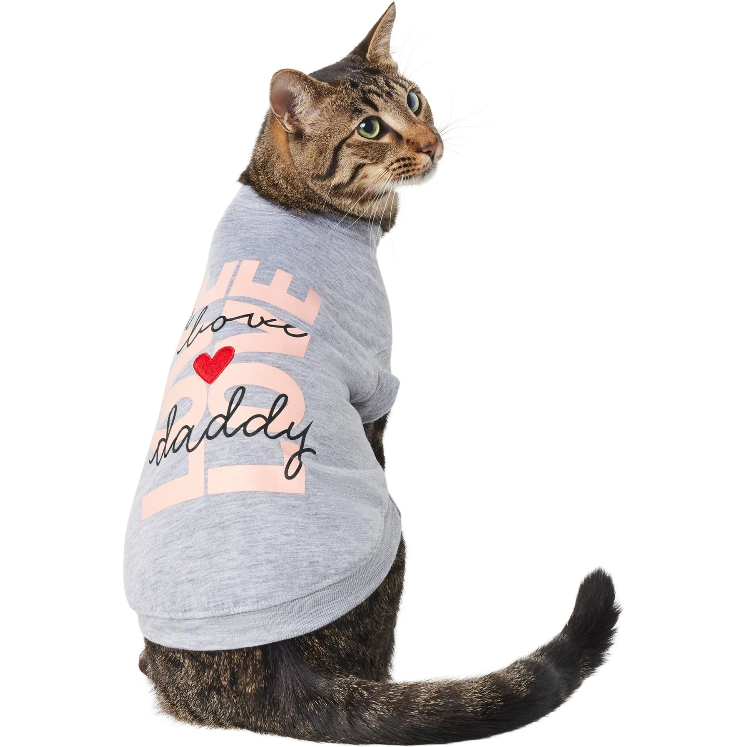 Frisco I Love Daddy Heart Dog & Cat T-Shirt 5 Frisco I Love Daddy Heart Dog & Cat T-Shirt - Image 3