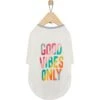 Frisco Good Vibes Only Dog & Cat T-Shirt -Pet Cat Store 608518 MAIN. AC SS1800 V1676644420
