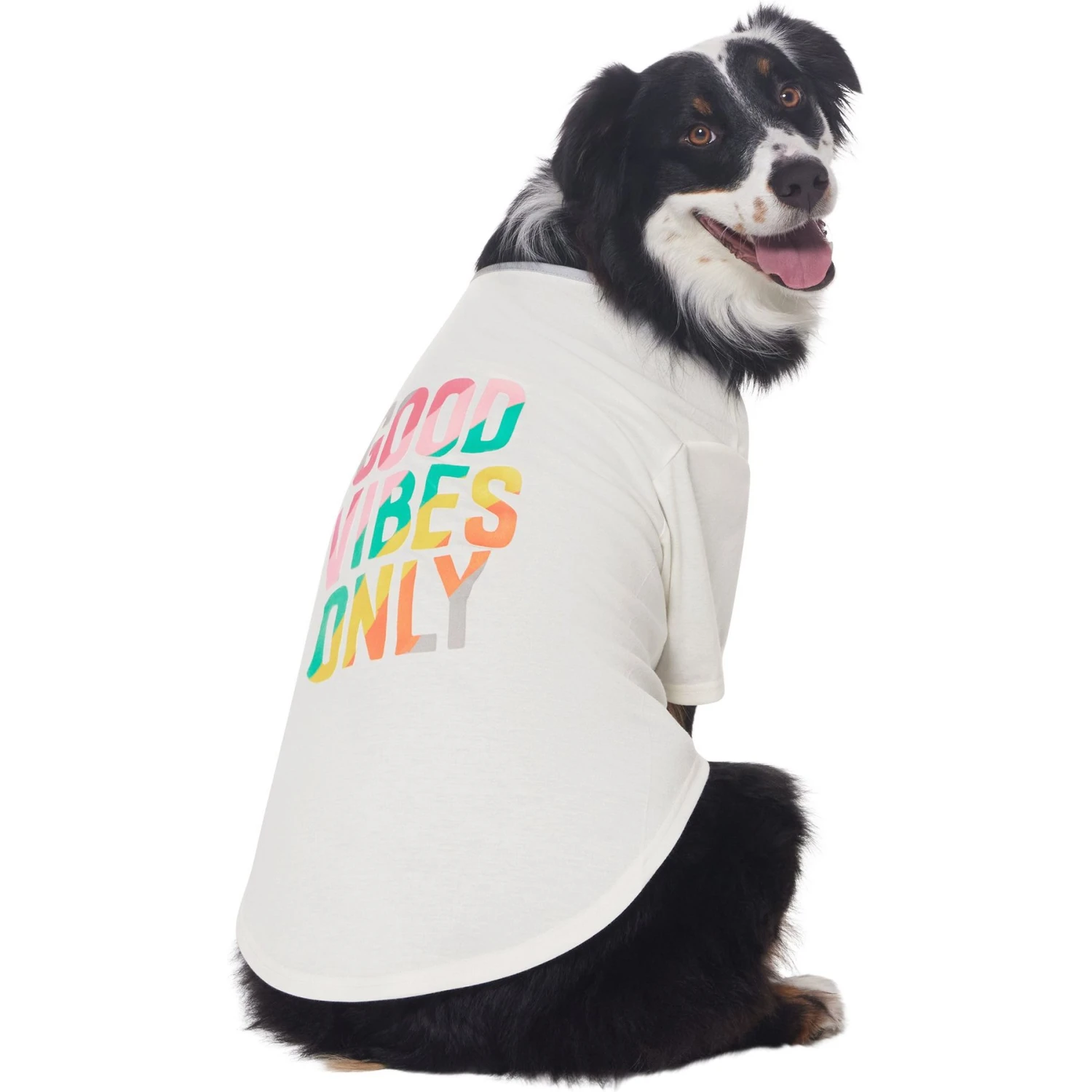 Frisco Good Vibes Only Dog & Cat T-Shirt 6 Frisco Good Vibes Only Dog & Cat T-Shirt - Image 4