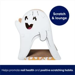 Frisco Halloween Cutie Ghost Cardboard Cat House With Catnip 10 Frisco Halloween Cutie Ghost Cardboard Cat House With Catnip -Pet Cat Store 668358 PT2. AC SS1800 V1689351045