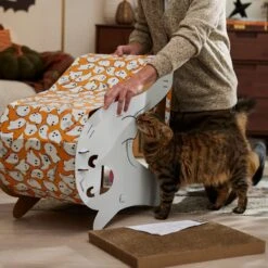 Frisco Halloween Cutie Ghost Cardboard Cat House With Catnip 11 Frisco Halloween Cutie Ghost Cardboard Cat House With Catnip -Pet Cat Store 668358 PT3. AC SS1800 V1689343955