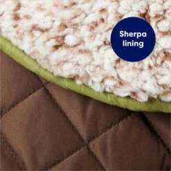 Frisco Heavy Weight 2-Tone Sherpa Lined Hybrid Quilted Dog & Cat Parka -Pet Cat Store 718038 PT5. AC SS1800 V1692193161