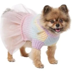 Frisco Rainbow Dog & Cat Sweater Dress 12 Frisco Rainbow Dog & Cat Sweater Dress -Pet Cat Store 720934 PT2. AC SS1800 V1703194381