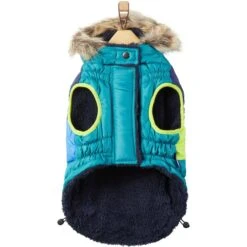 Frisco Heavy Weight Urban City Colorblock Dog & Cat Parka With Sherpa Lining -Pet Cat Store 742262 PT4. AC SS1800 V1693234040