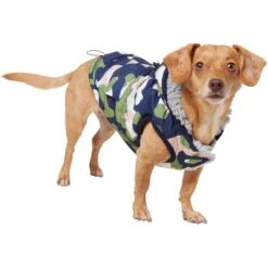Frisco Medium Weight Urban City Camo Printed Dog & Cat Hooded Coat -Pet Cat Store 742358 PT2. AC SS1800 V1703194380