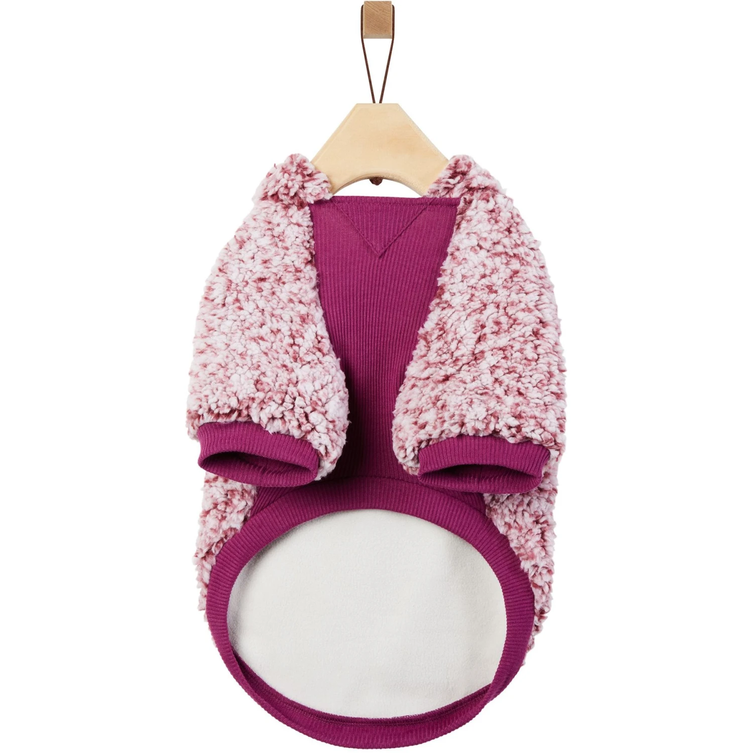 Frisco Textured Wubby 2-Tone Fleece Dog & Cat Hoodie 7 Frisco Textured Wubby 2-Tone Fleece Dog & Cat Hoodie - Image 5