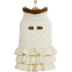 Frisco Medium Weight Quilted Ruffle Tiered Dog & Cat Dress 14 Frisco Medium Weight Quilted Ruffle Tiered Dog & Cat Dress -Pet Cat Store 744262 PT3. AC SS1800 V1692978554