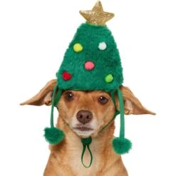 Frisco Christmas Tree Faux Fur Dog & Cat Hat 11 Frisco Christmas Tree Faux Fur Dog & Cat Hat -Pet Cat Store 745582 PT2. AC SS1800 V1694801957