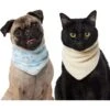 Frisco Reversible Snowflake Cozy Knit Faux Fur Dog & Cat Pullover Bandana, 1 Count -Pet Cat Store 746630 MAIN. AC SS1800 V1694800688