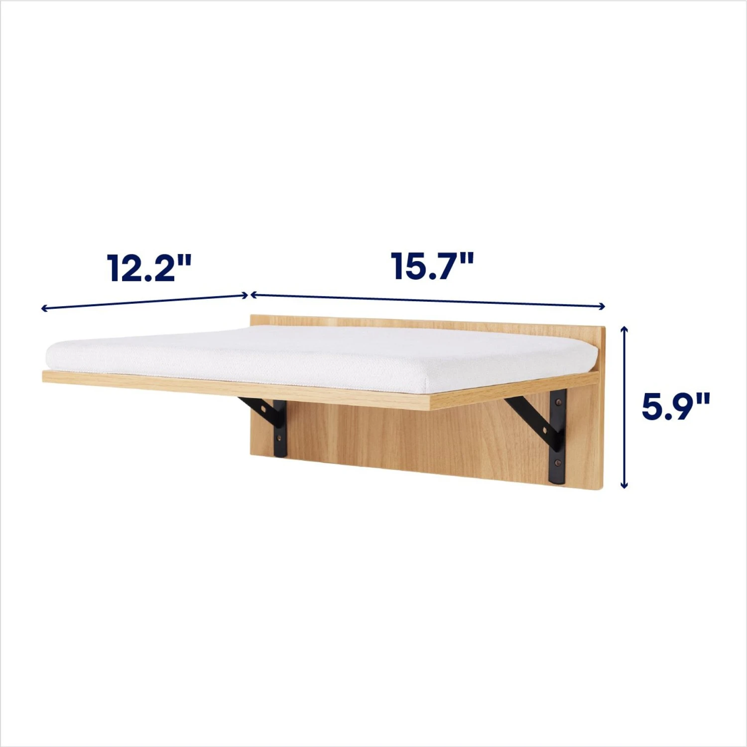 Frisco Cushioned Wall Mounted Cat Wall Shelf & Frisco Cat Silhouette With Bridge Wall Mounted Cat Wall Shelves 6 Frisco Cushioned Wall Mounted Cat Wall Shelf & Frisco Cat Silhouette With Bridge Wall Mounted Cat Wall Shelves - Image 4