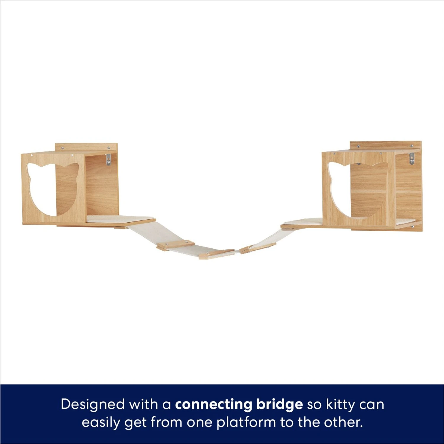 Frisco Cushioned Wall Mounted Cat Wall Shelf & Frisco Cat Silhouette With Bridge Wall Mounted Cat Wall Shelves 9 Frisco Cushioned Wall Mounted Cat Wall Shelf & Frisco Cat Silhouette With Bridge Wall Mounted Cat Wall Shelves - Image 7