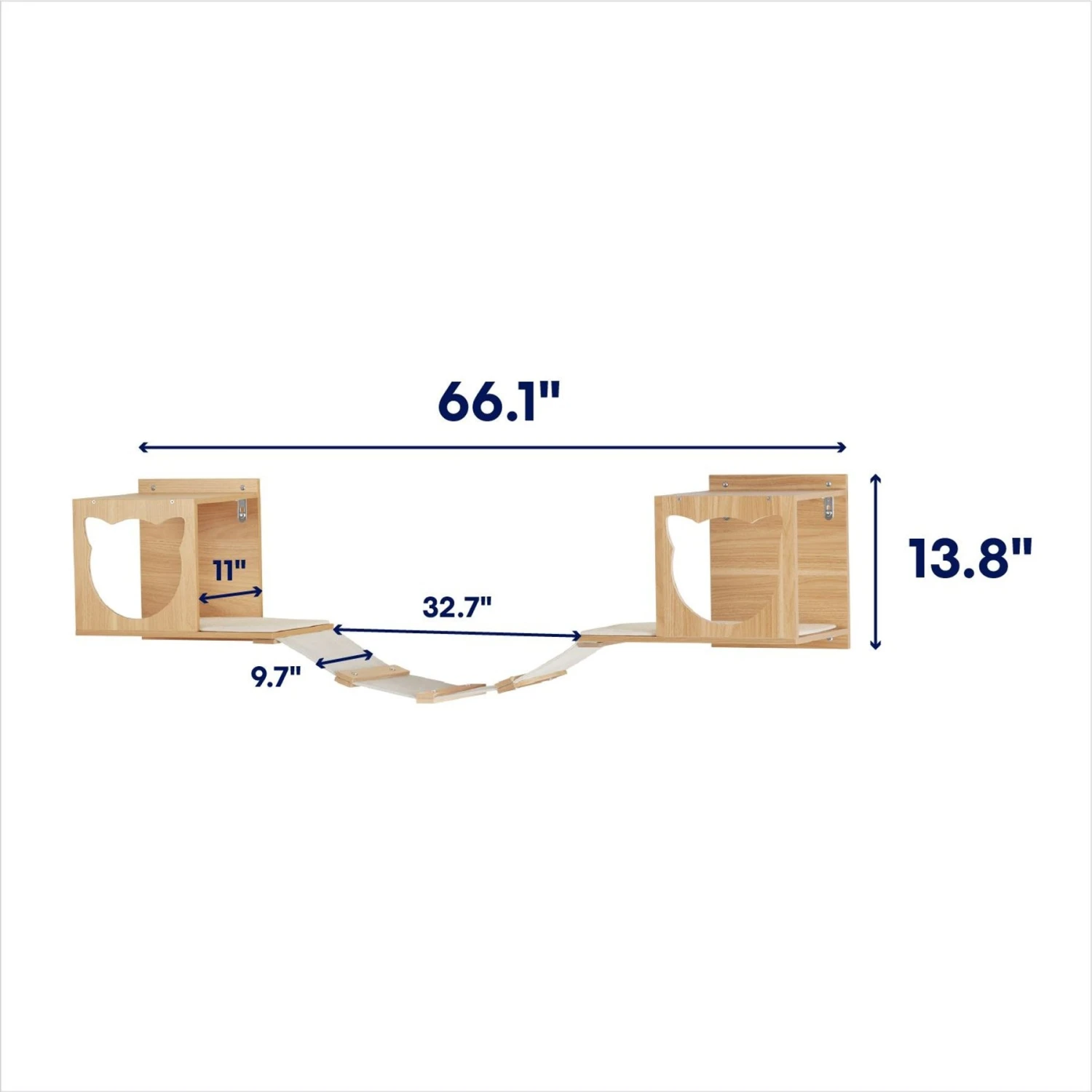 Frisco Cushioned Wall Mounted Cat Wall Shelf & Frisco Cat Silhouette With Bridge Wall Mounted Cat Wall Shelves 10 Frisco Cushioned Wall Mounted Cat Wall Shelf & Frisco Cat Silhouette With Bridge Wall Mounted Cat Wall Shelves - Image 8