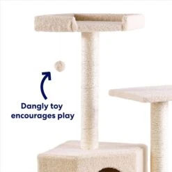 Frisco 52-in Faux Fur Cat Tree & Condo -Pet Cat Store 92261 PT2. AC SS1800 V1667227606