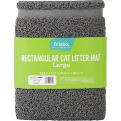 Frisco High Sided Cat Litter Box, Extra Large & Frisco Rectangular Cat Litter Mat -Pet Cat Store 933398 PT6. AC SS1800 V1692303977