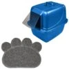 Van Ness Enclosed Cat Litter Pan & Frisco Paw Shaped Cat Litter Mat -Pet Cat Store 947414 MAIN. AC SS1800 V1693924194