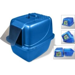 Van Ness Enclosed Cat Litter Pan & Frisco Paw Shaped Cat Litter Mat -Pet Cat Store 947414 PT2. AC SS1800 V1693602740