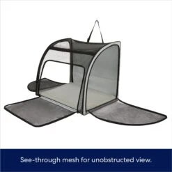 Frisco Travel Safety Dog & Cat Carrier & Pet Fit For Life Collapsible Portable Litter Box With Collapsible Bowl -Pet Cat Store 947670 PT2. AC SS1800 V1693925085