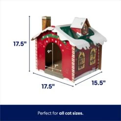 Frisco Holiday Christmas Tree Cardboard Cat House & Frisco Holiday Santa's Workshop Cardboard Cat House 17 Frisco Holiday Christmas Tree Cardboard Cat House & Frisco Holiday Santa's Workshop Cardboard Cat House -Pet Cat Store 986190 PT6. AC SS1800 V1698257795